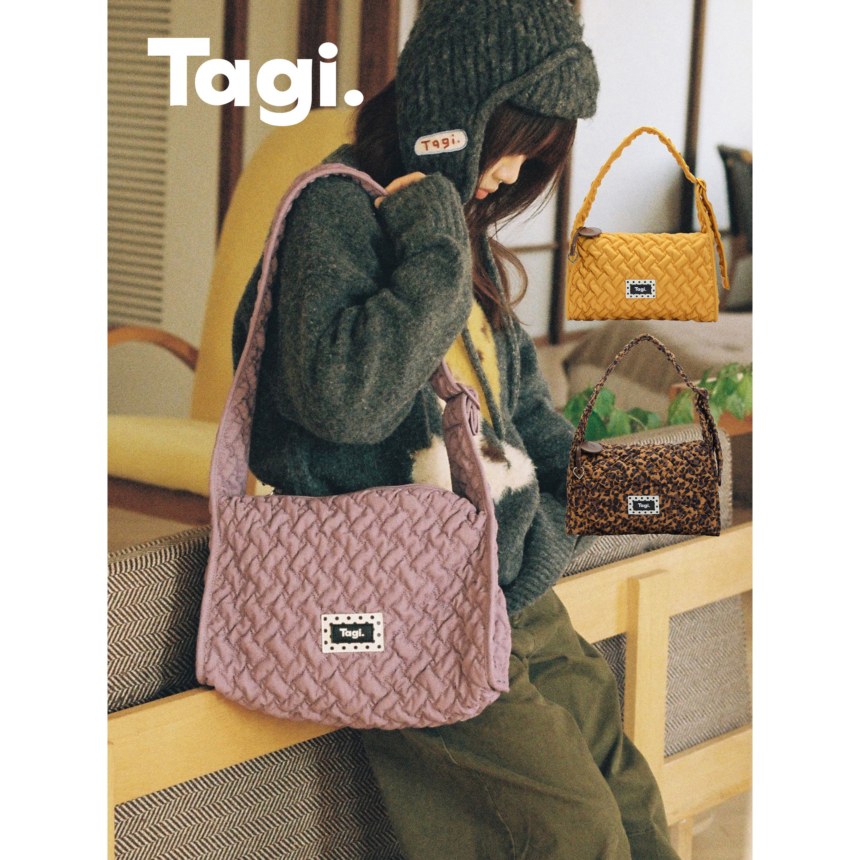 Tagi. Puffy Cube Bag