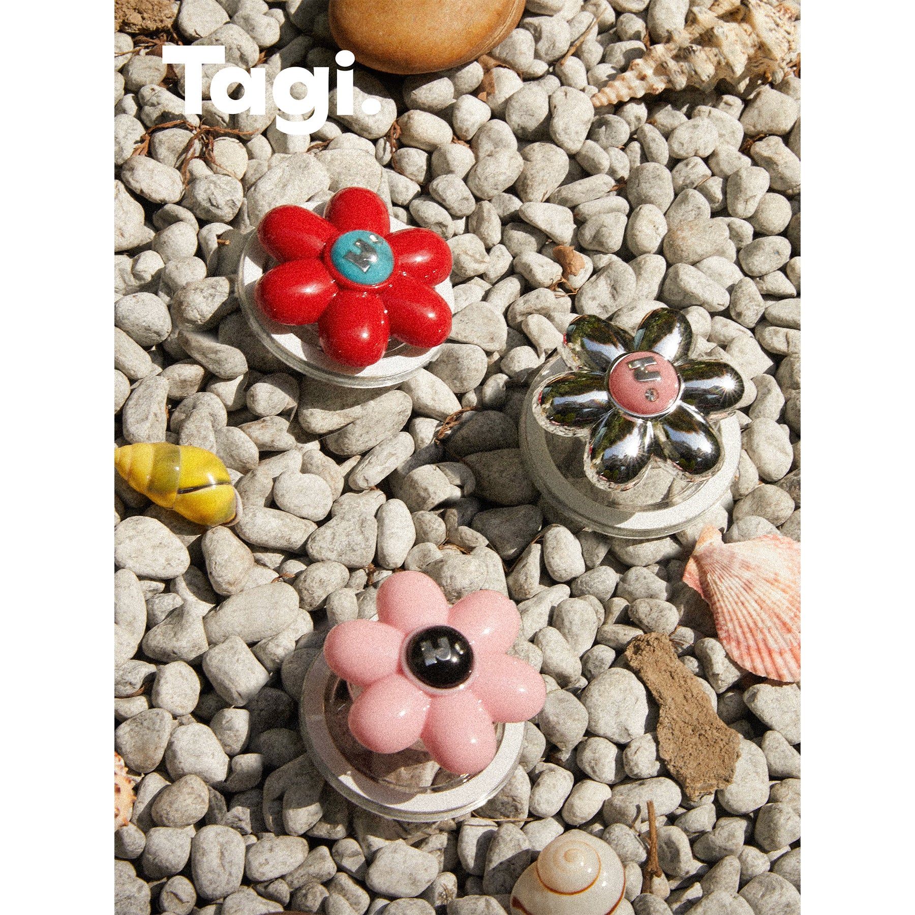 Tagi. Put-Put Flower Magnetic Phone Holder Grip