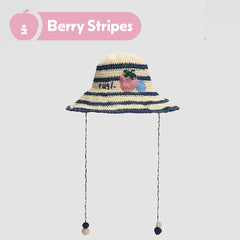 Tagi. Wide-brimmed Woven Hat