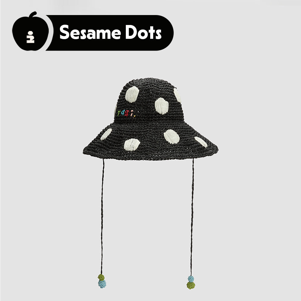 Tagi. Wide-brimmed Woven Hat
