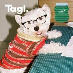 Tagi. Imagine Stripes Pet Polo T-Shirt