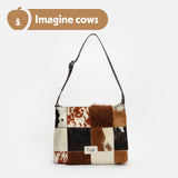 Tagi. Square pattern cross bag