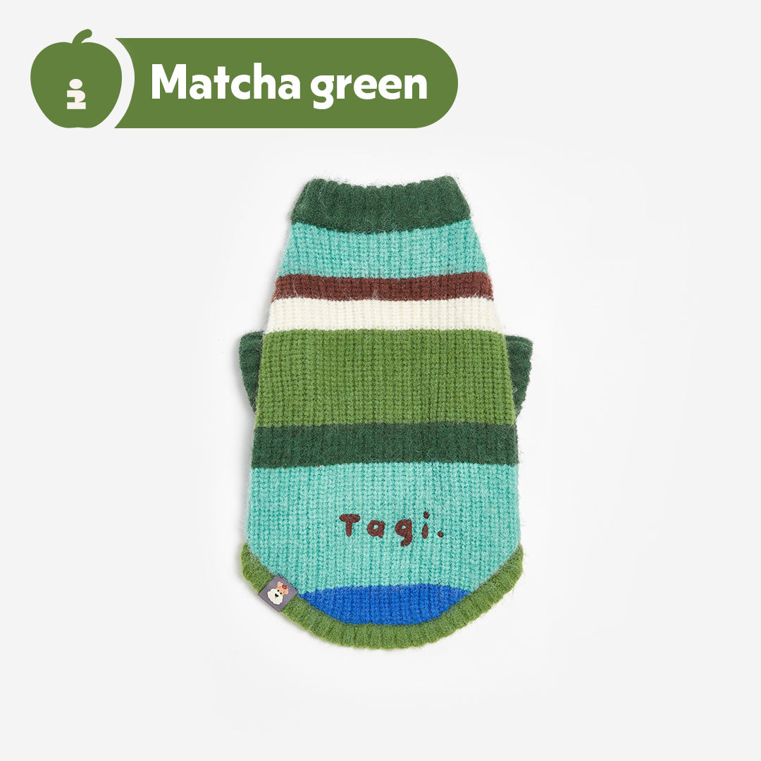 Tagi. daily striped dog sweater