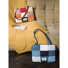 Tagi. Imagine Denim Patchwork Laptop Bag & Tagi. Corduroy Floral Patchwork Laptop Bag