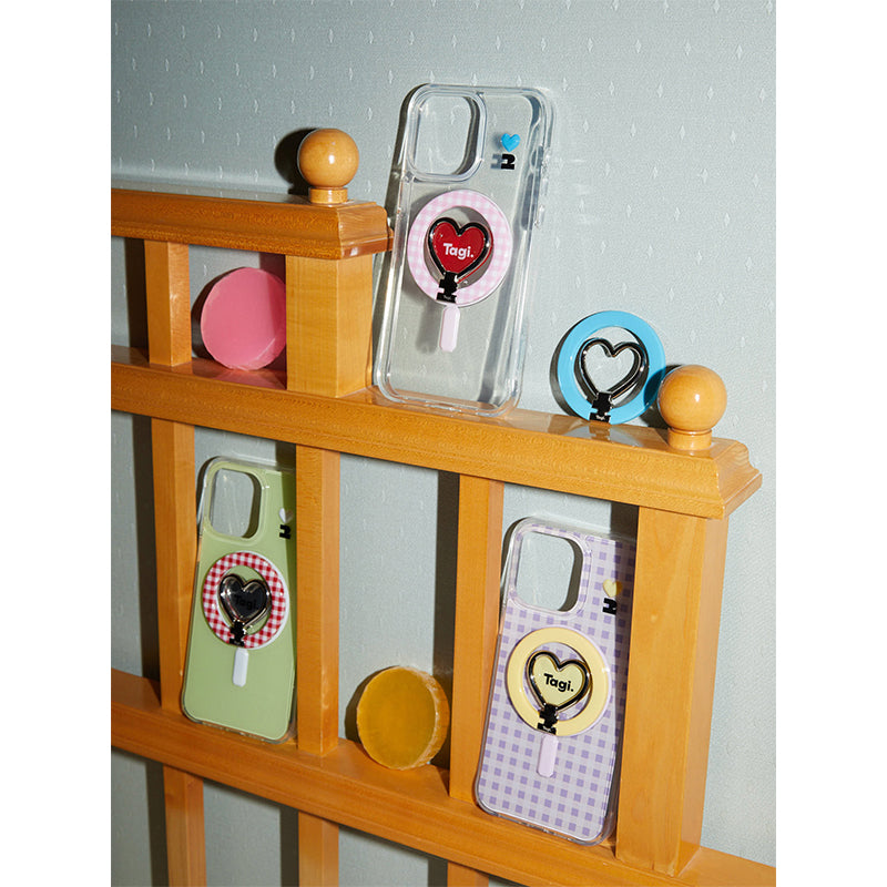 Tagi. Put-Put Happy Magnetic Phone Case with Phone Grip Holder