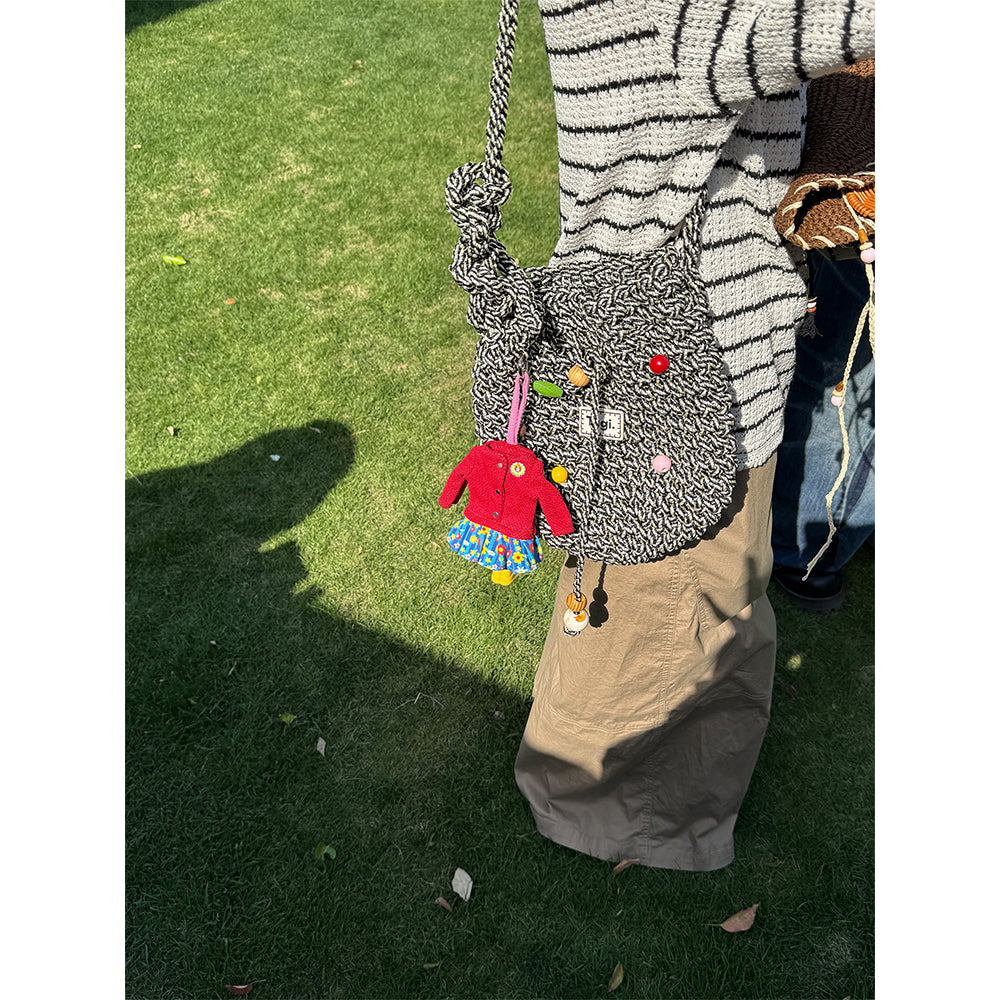 Tagi. Signal Fruit Woven Bucket Bag