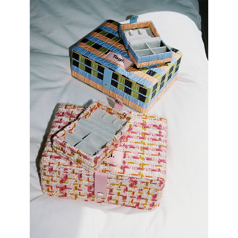 Tagi. Knitted Pillow Jewelry Storage Box