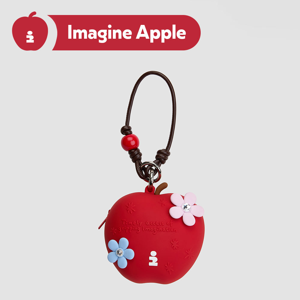 Tagi. Imagine Apple and Inspire Strawberry Silicone Storage Bag Charm