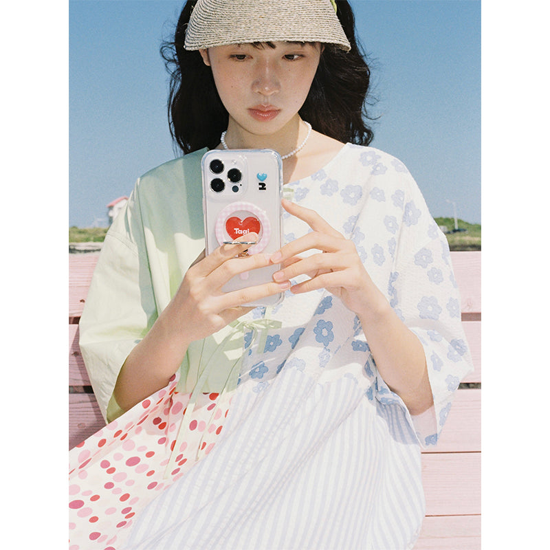 Tagi. Put-Put Happy Magnetic Phone Case with Phone Grip Holder
