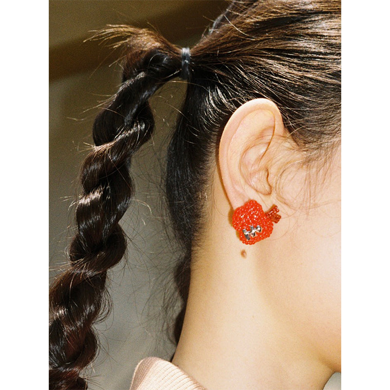 Tagi. Seed Beads Necklace/Earrings/Earclips/Ring