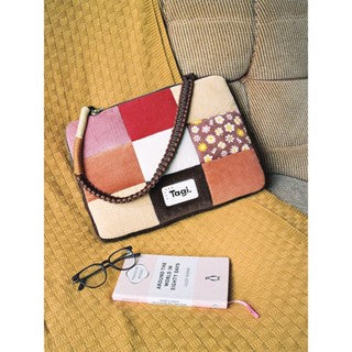 Tagi. Imagine Denim Patchwork Laptop Bag & Tagi. Corduroy Floral Patchwork Laptop Bag