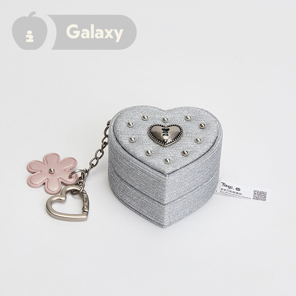Tagi. Put-Put Heart Jewelry Box and Ring Storage Box Charm