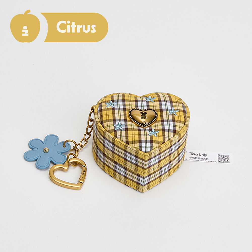 Tagi. Put-Put Heart Jewelry Box and Ring Storage Box Charm