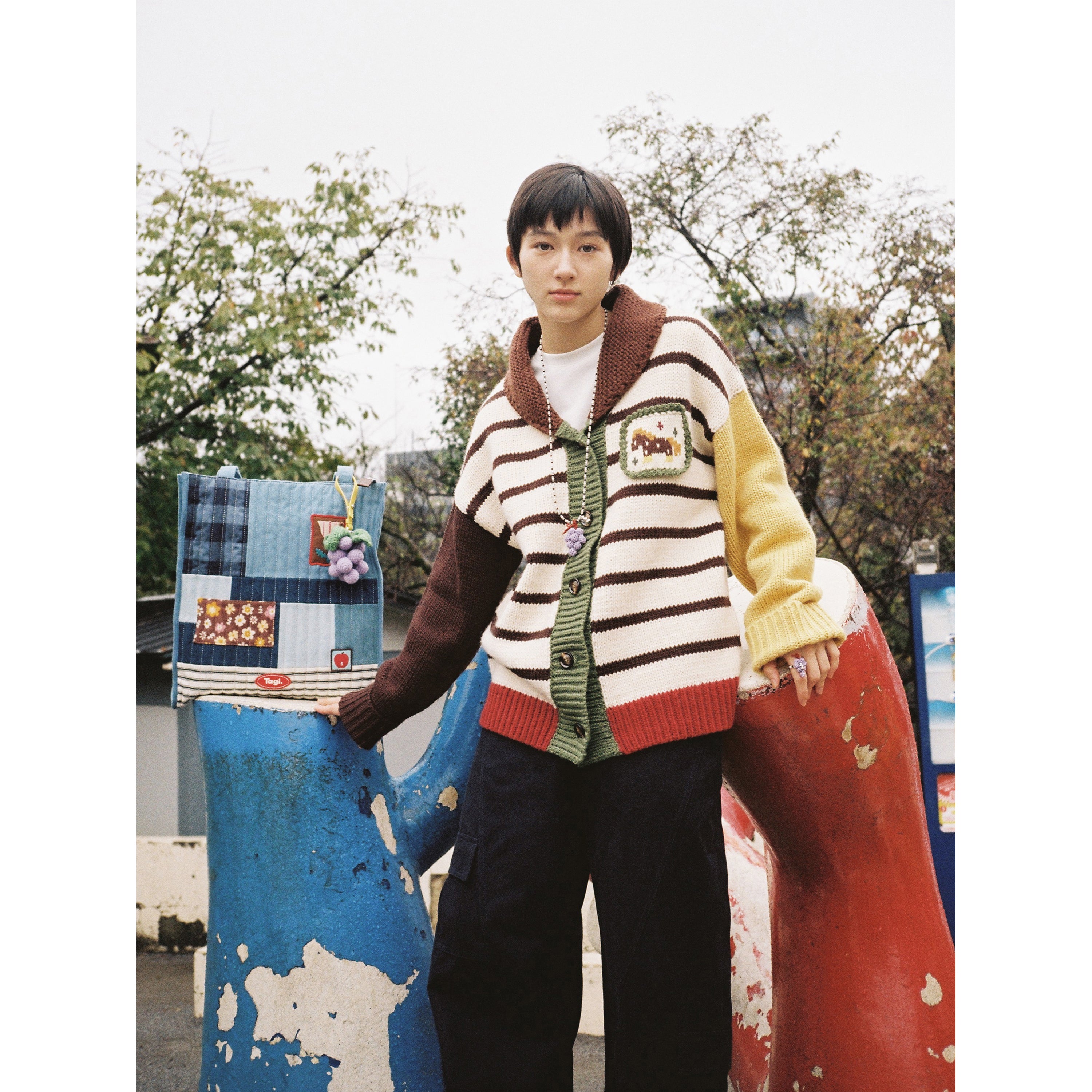 Tagi. Magi Thick-knit Sweater Coat