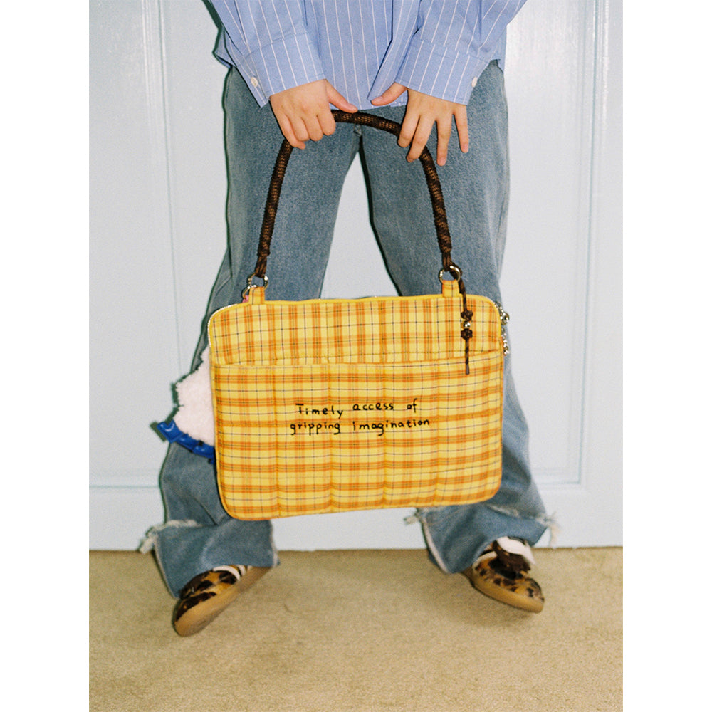 Tagi. Small Woven-pilow Laptop Bag