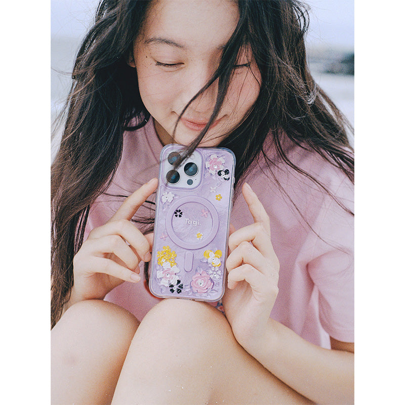 Tagi. Sparking Blossom Magnetic Phone Case/Bracket