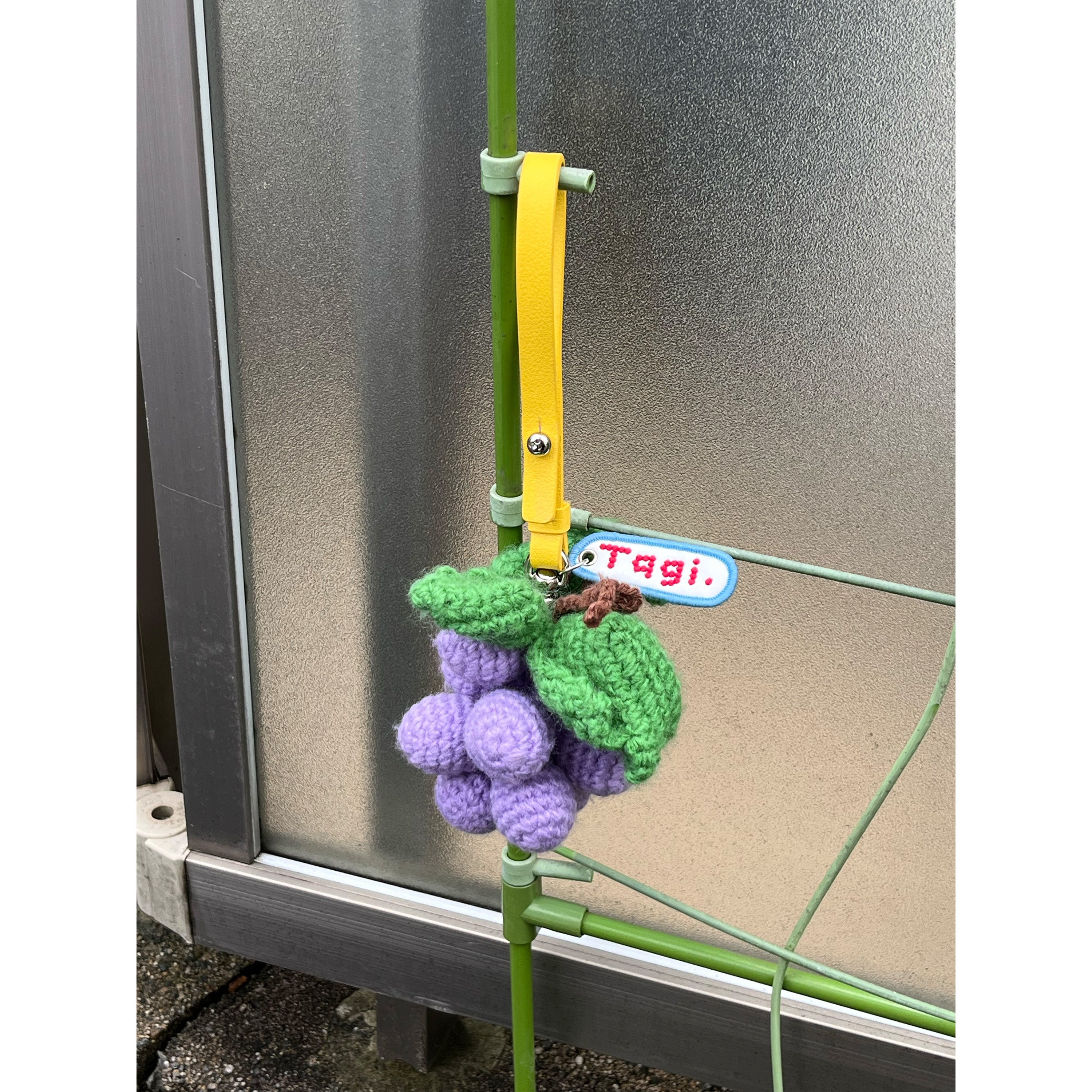 Tagi. Magi Grape Crochet Pendant