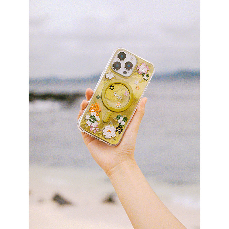Tagi. Sparking Blossom Magnetic Phone Case/Bracket