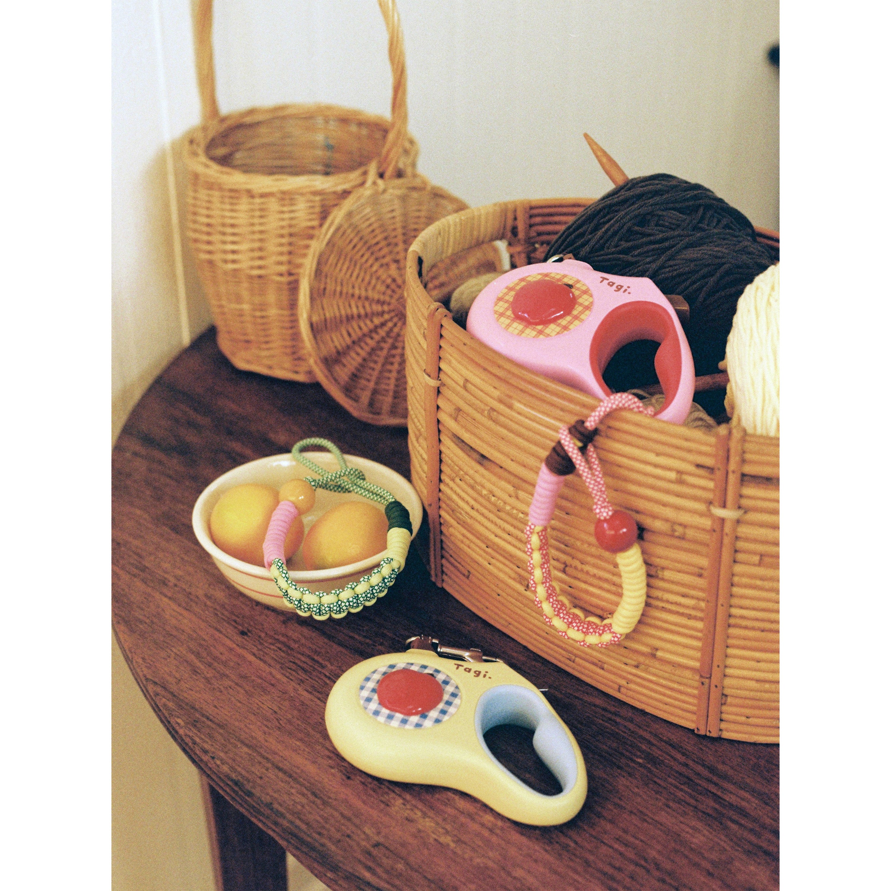 Tagi. Imagine Apple Pet Retractable Leash and Pet Leash Wrist Strap