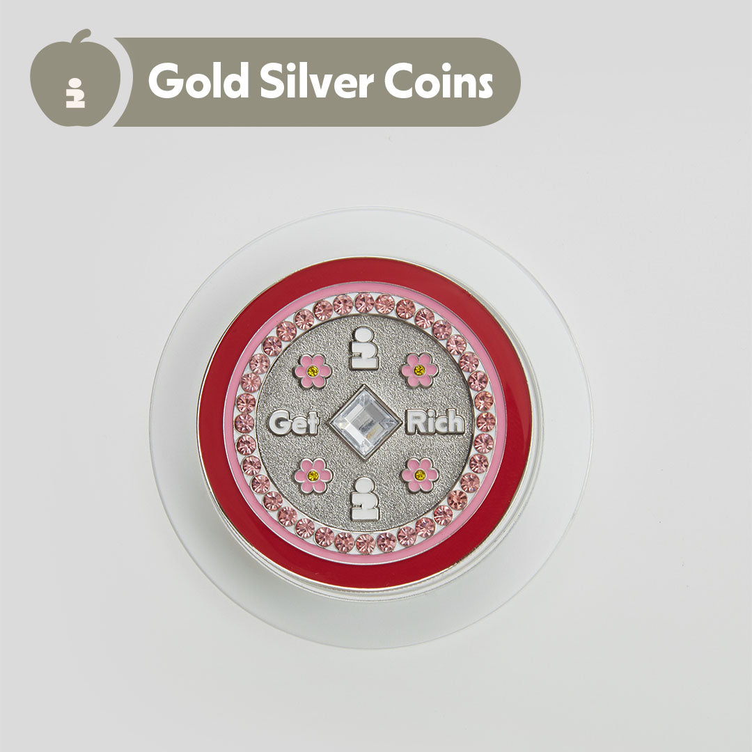 Tagi. Lucky Coin Magnetic Phone Case and Phone Grip