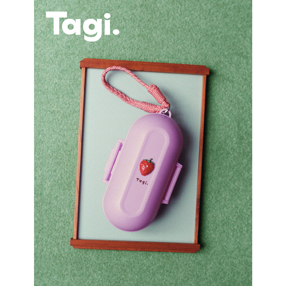 Tagi. Inspire Strawberry Portable Pet Bowl