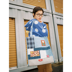 Tagi. Imagine Patchwork Put-Put Denim Shoulder Bag