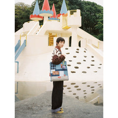Tagi. Imagine Patchwork Put-Put Denim Shoulder Bag