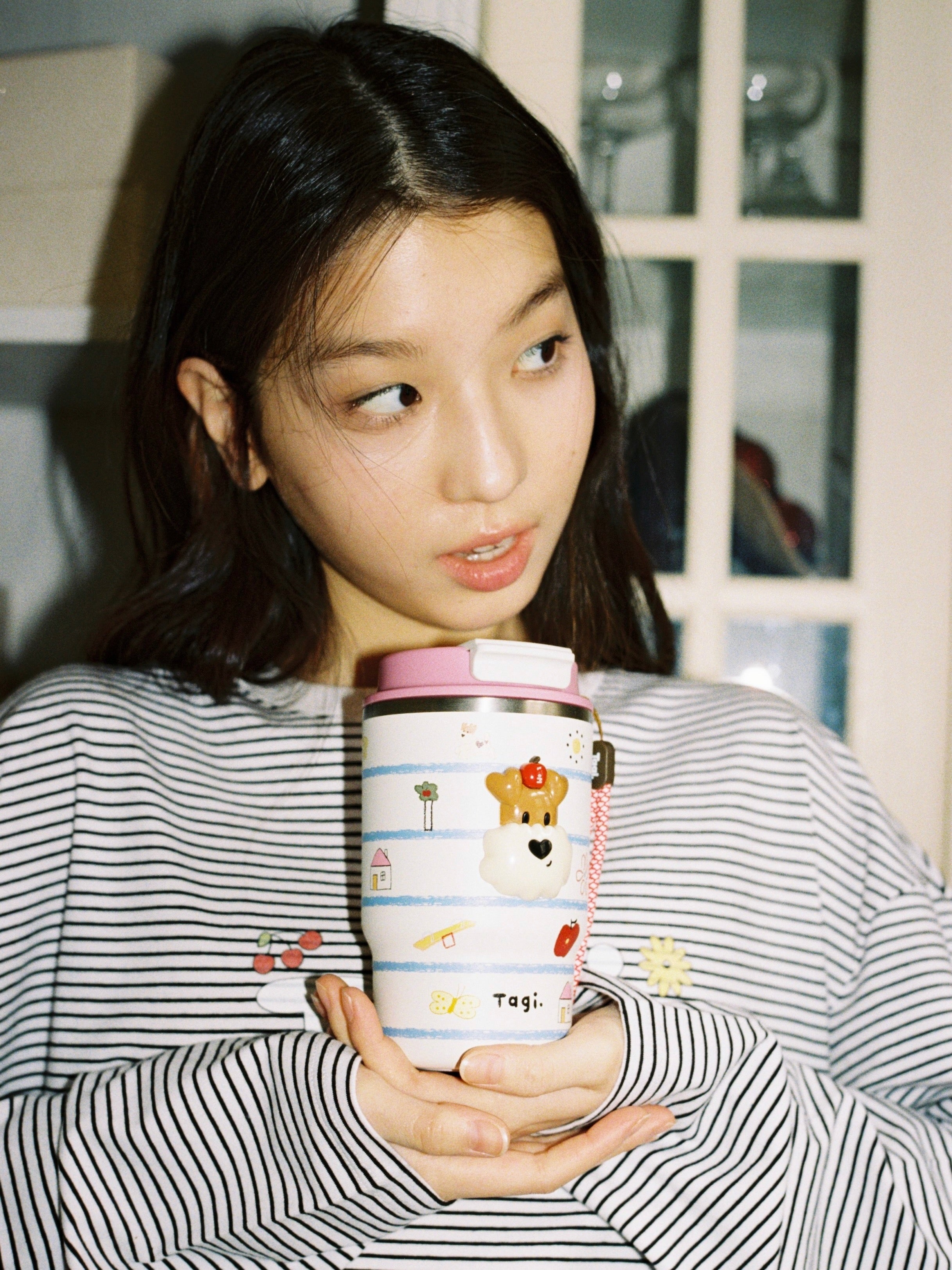 Tagi. Popcorn Stainless Steel Tumbler