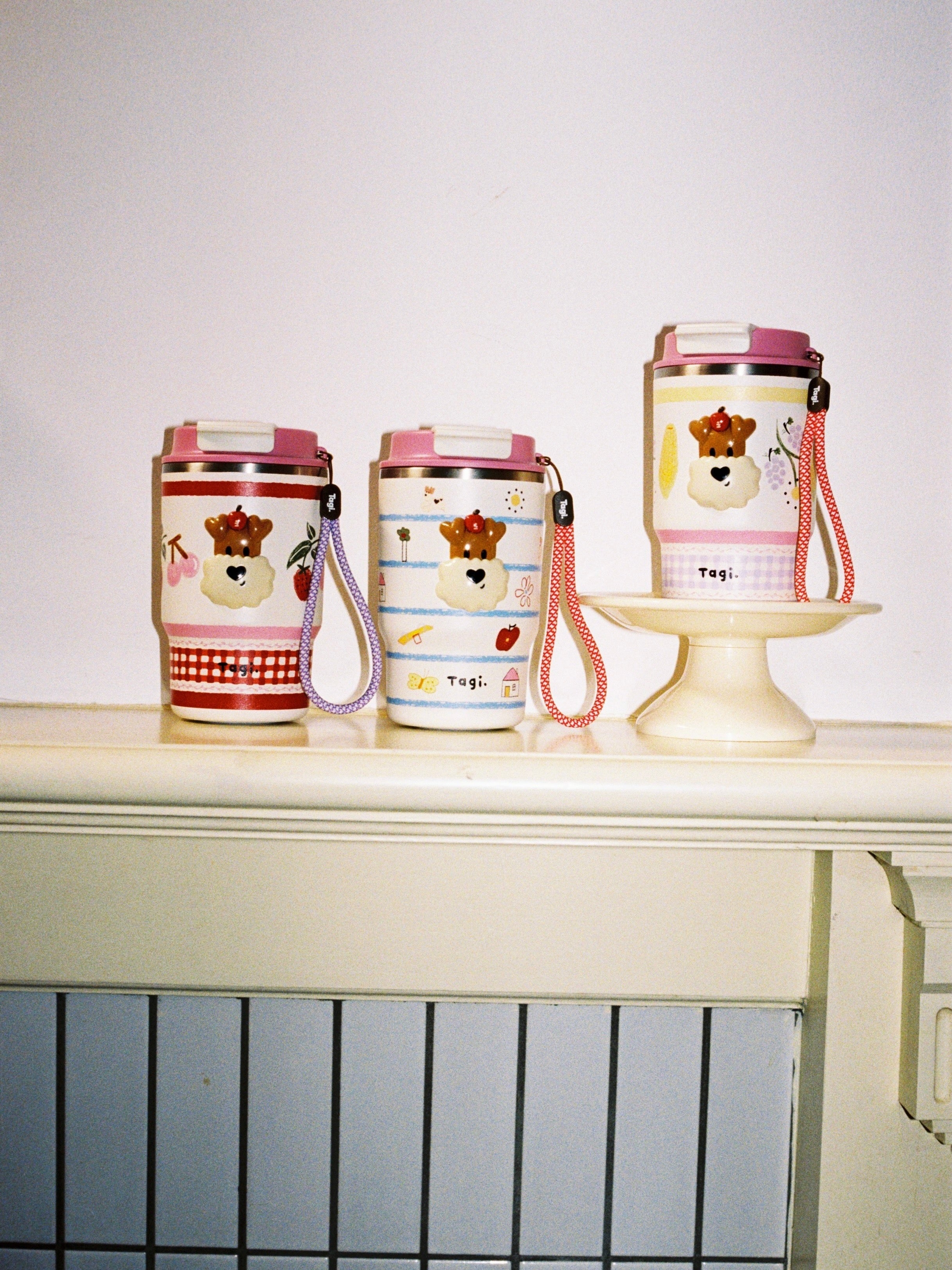 Tagi. Popcorn Stainless Steel Tumbler