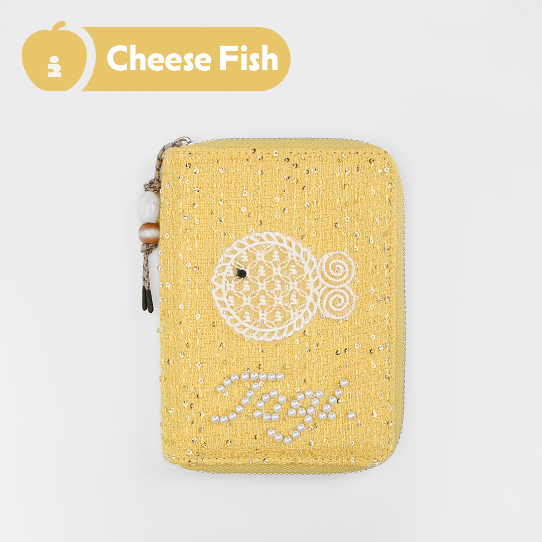 Tagi. Lace Fish Passport Holder