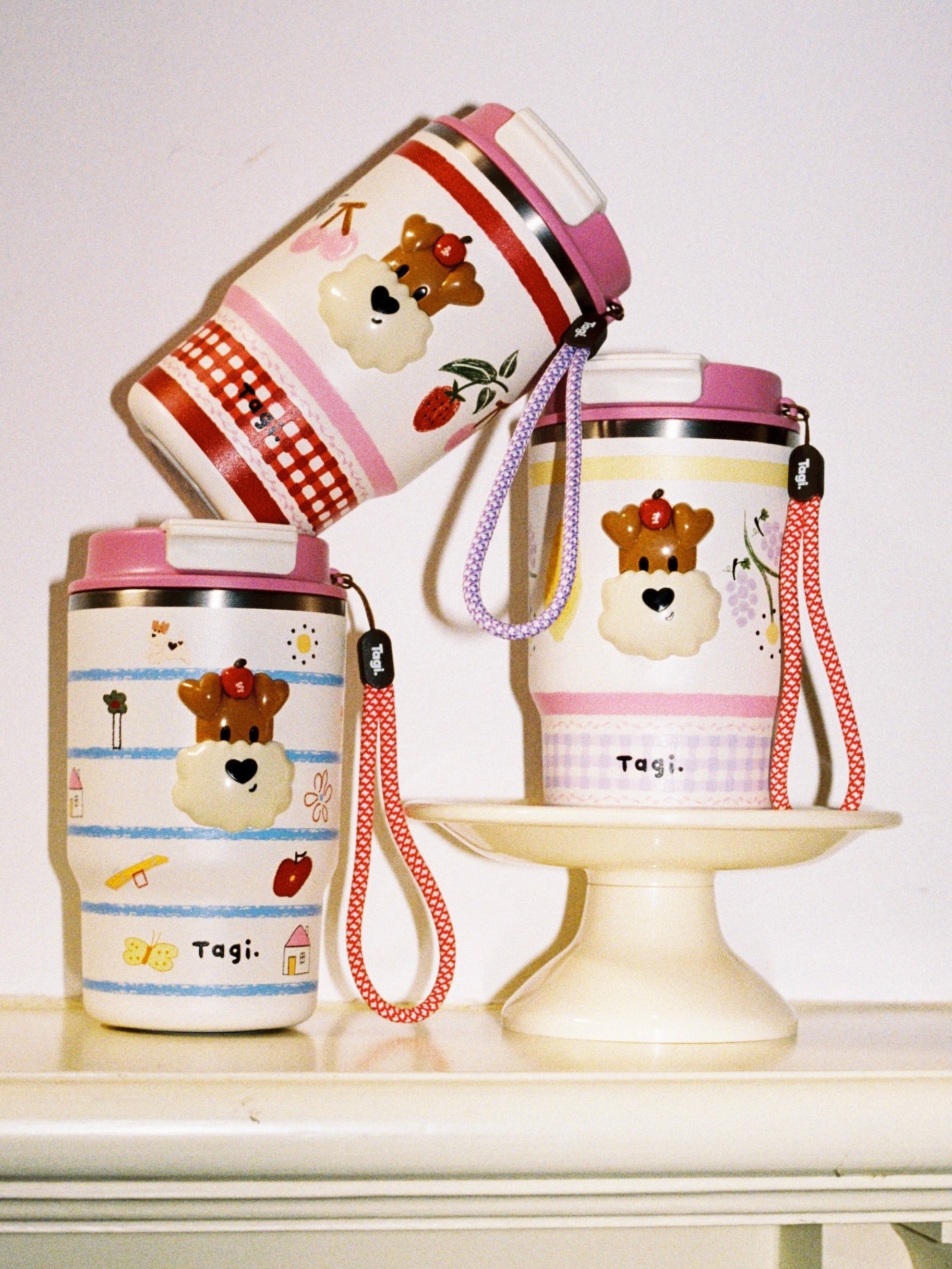 Tagi. Popcorn Stainless Steel Tumbler