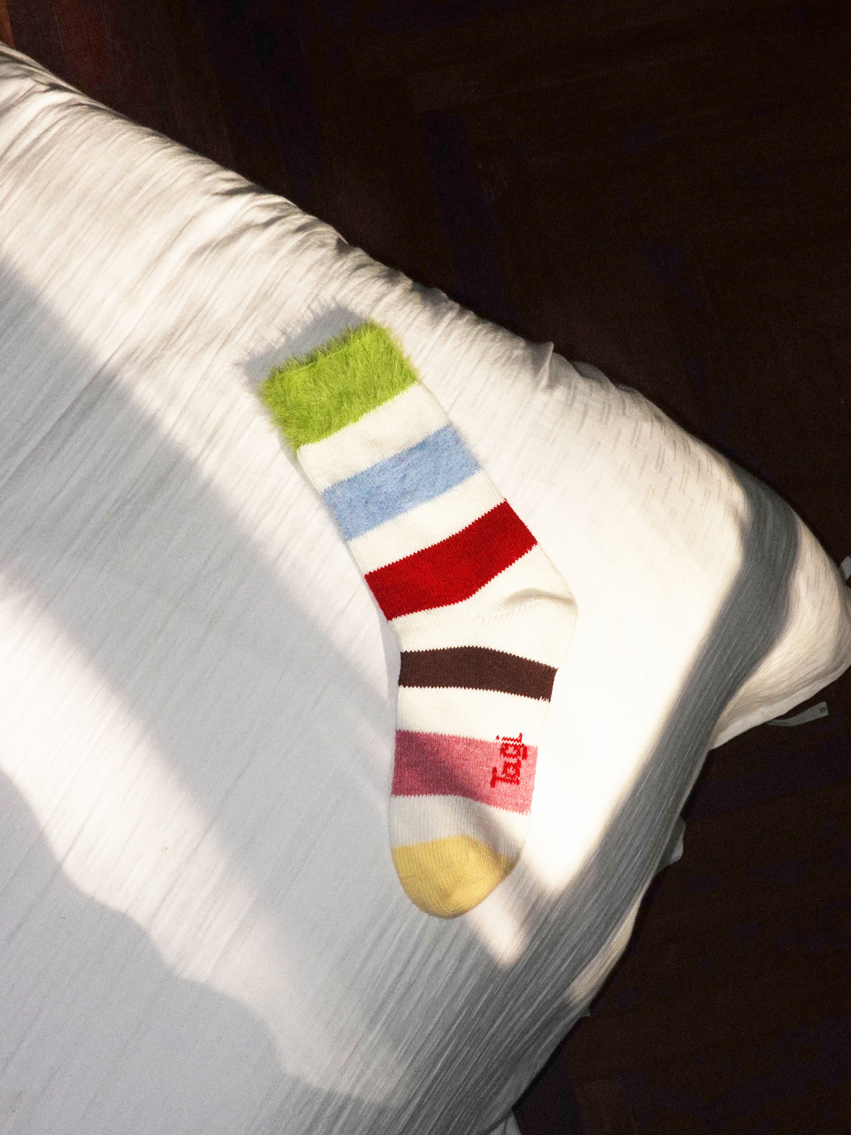 Tagi. Warm striped wool socks