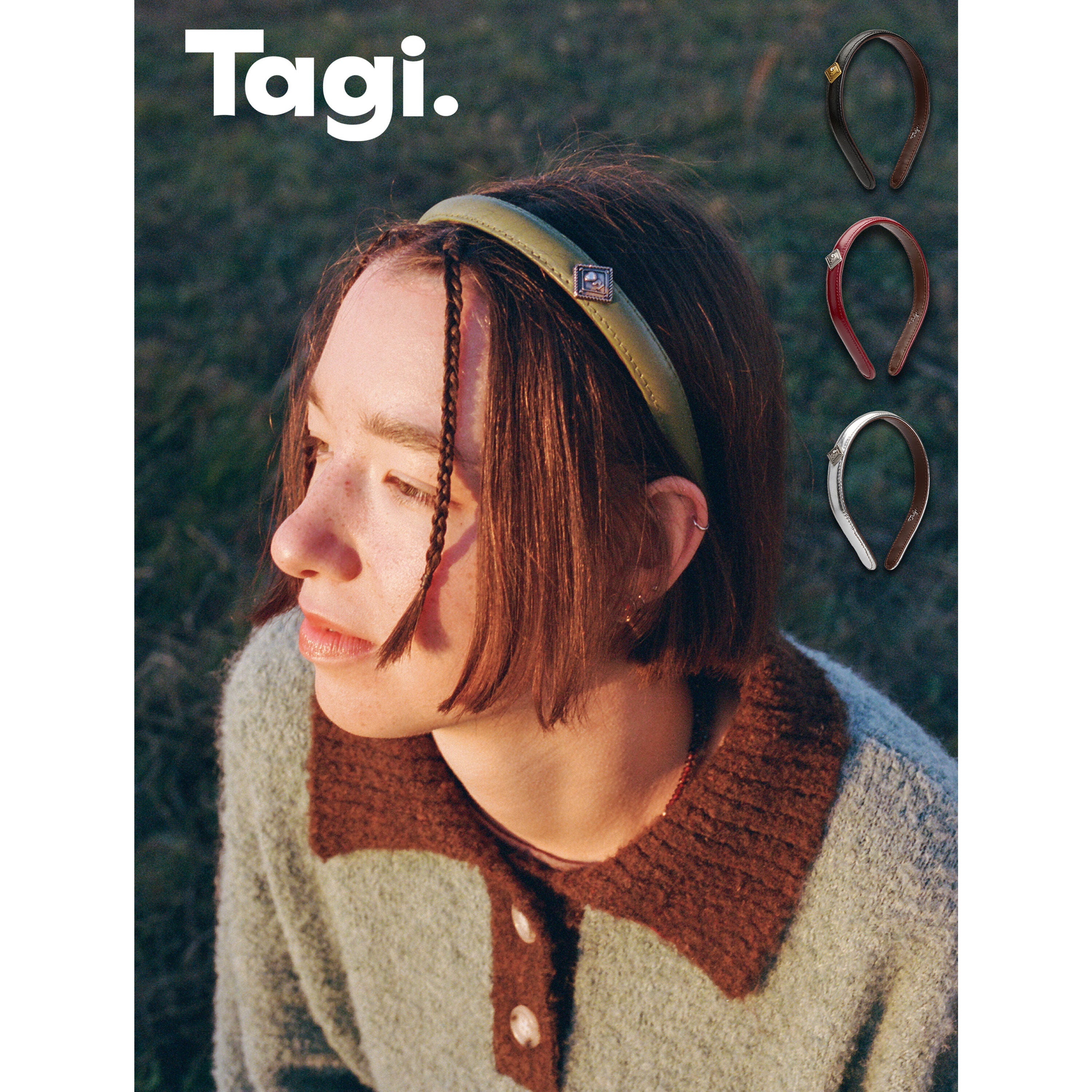 Tagi. Vintage Lock Slim Headband