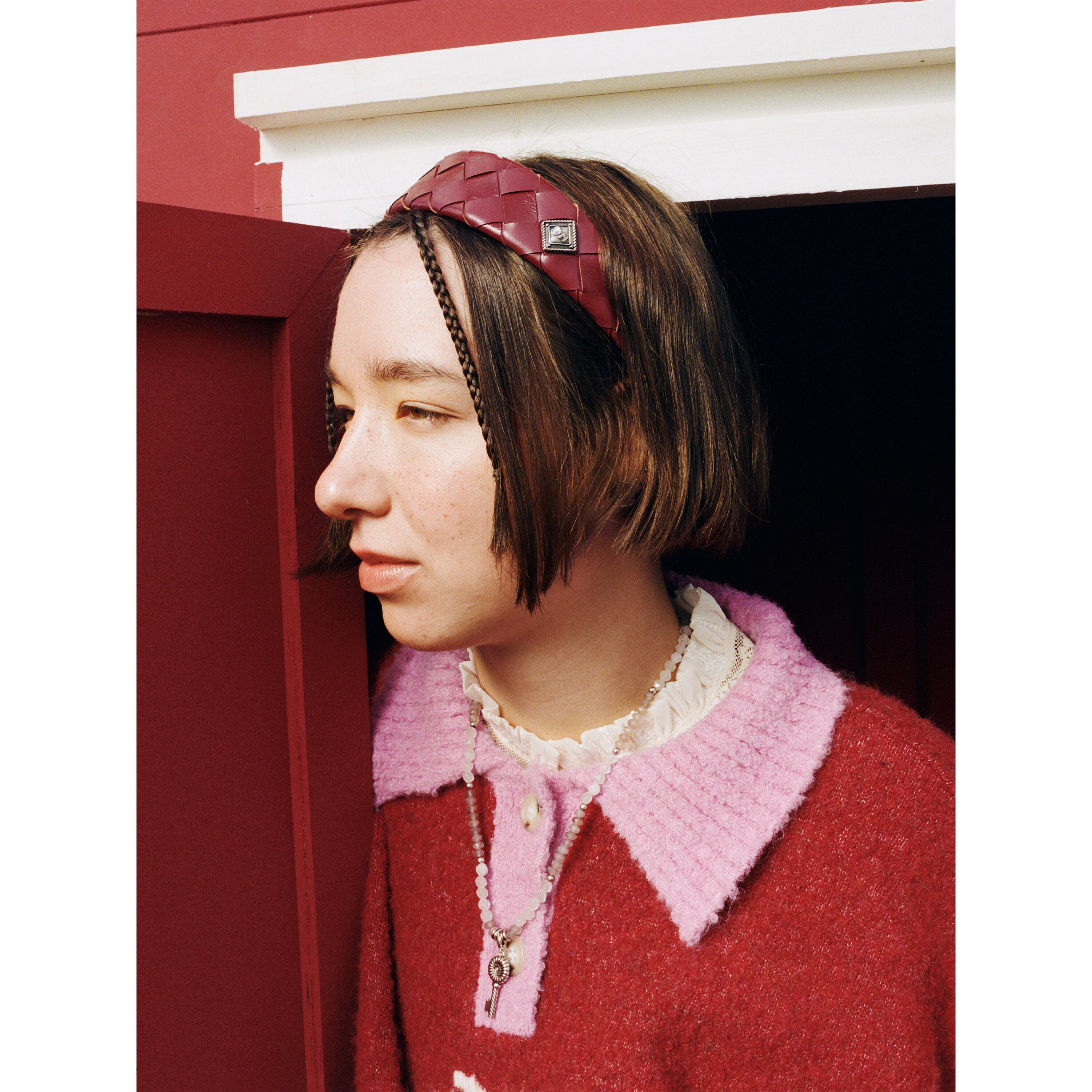 Tagi. Vintage Lock Woven Wide Headband