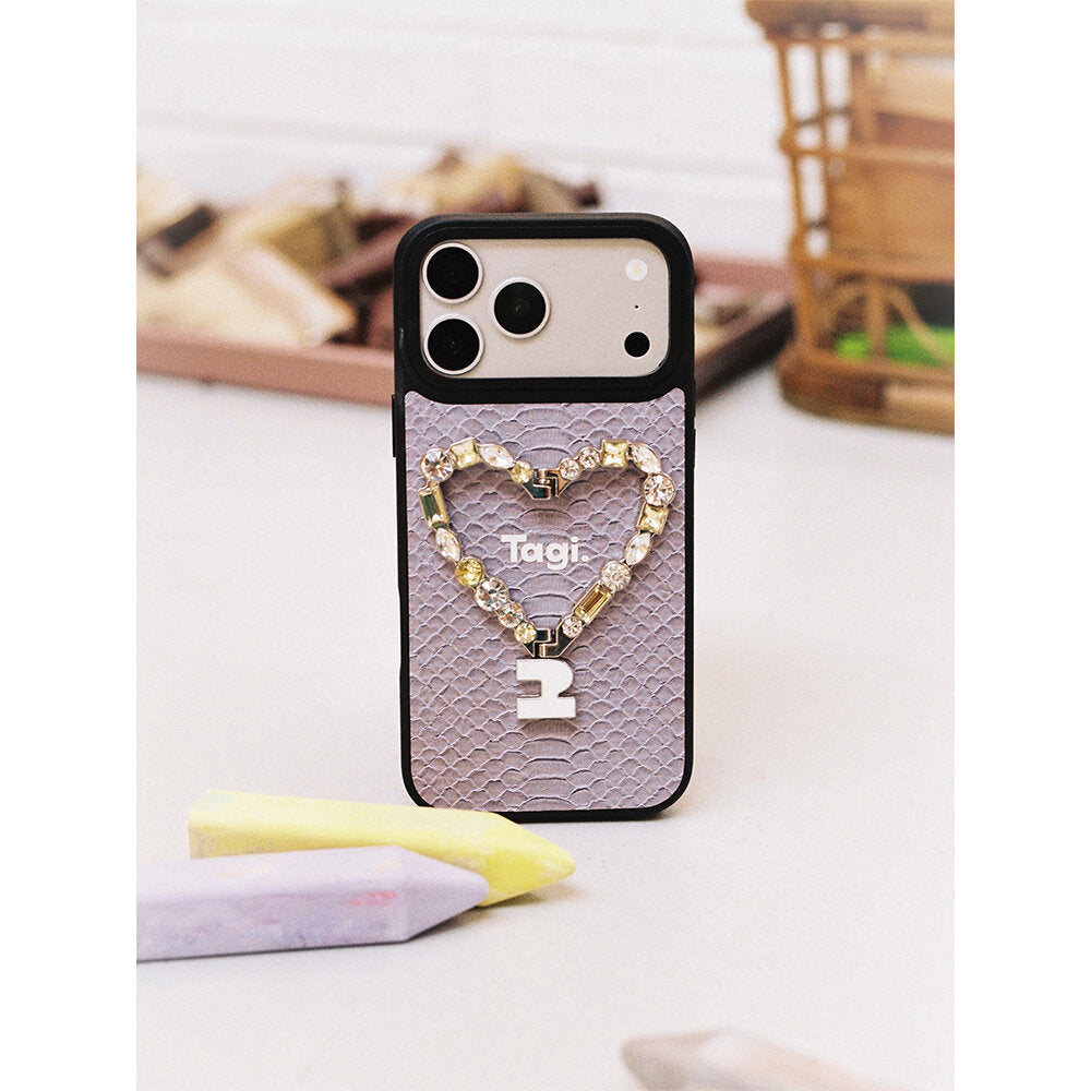 Tagi. Make You Happy Shining Heart Bracket Phone Case iPhone 17/18 Pro Max