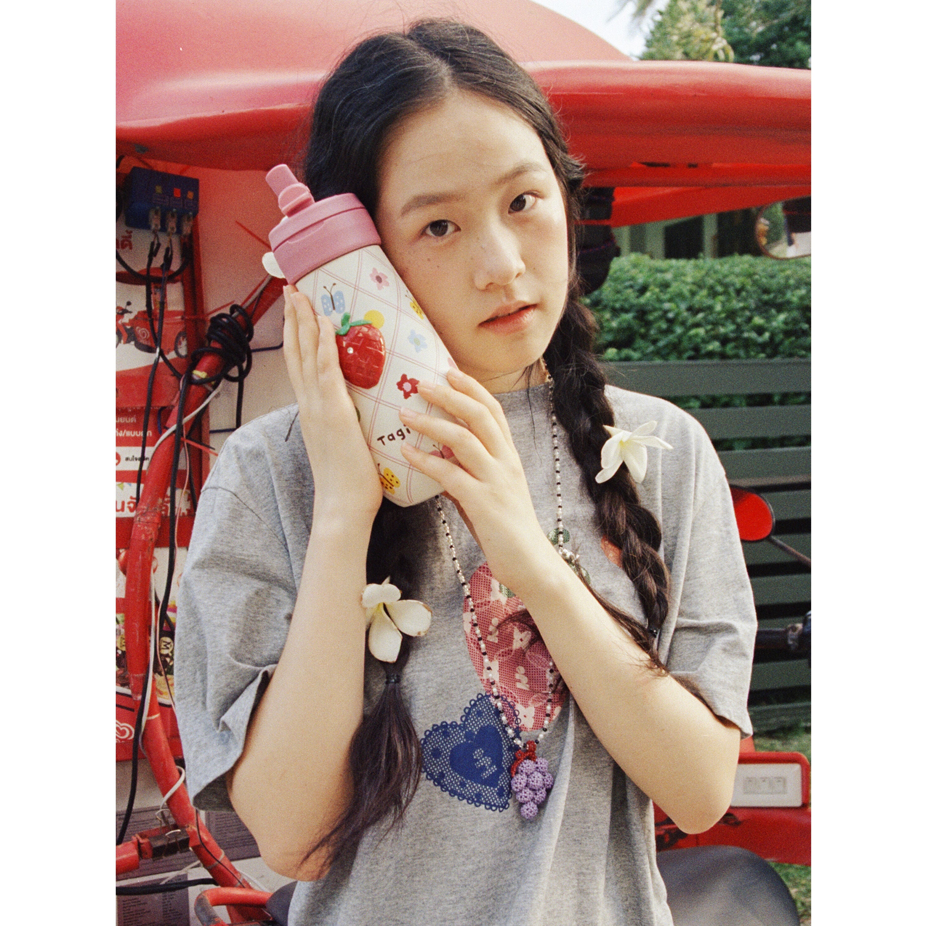 Tagi. Inspire Strawberry Vacuum Bottle 620ml