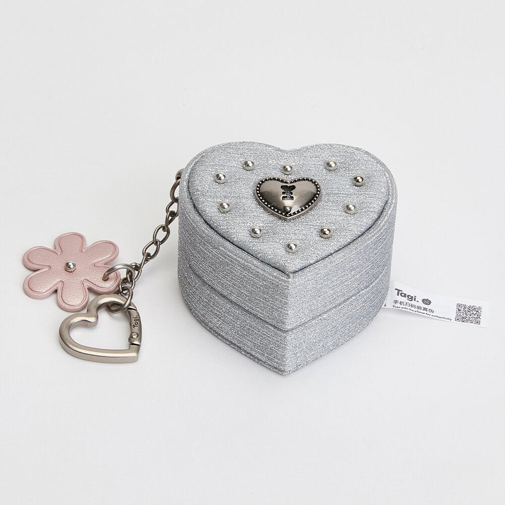 Tagi. Put-Put Heart Jewelry Box and Ring Storage Box Charm