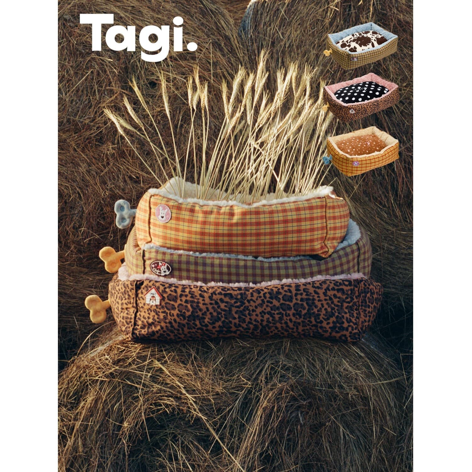 Tagi. Game-Knob Removable Washable Dog Bed