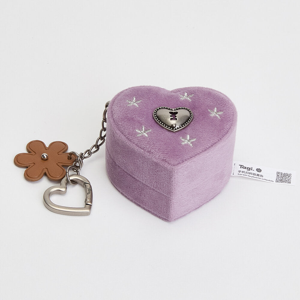 Tagi. Put-Put Heart Jewelry Box and Ring Storage Box Charm