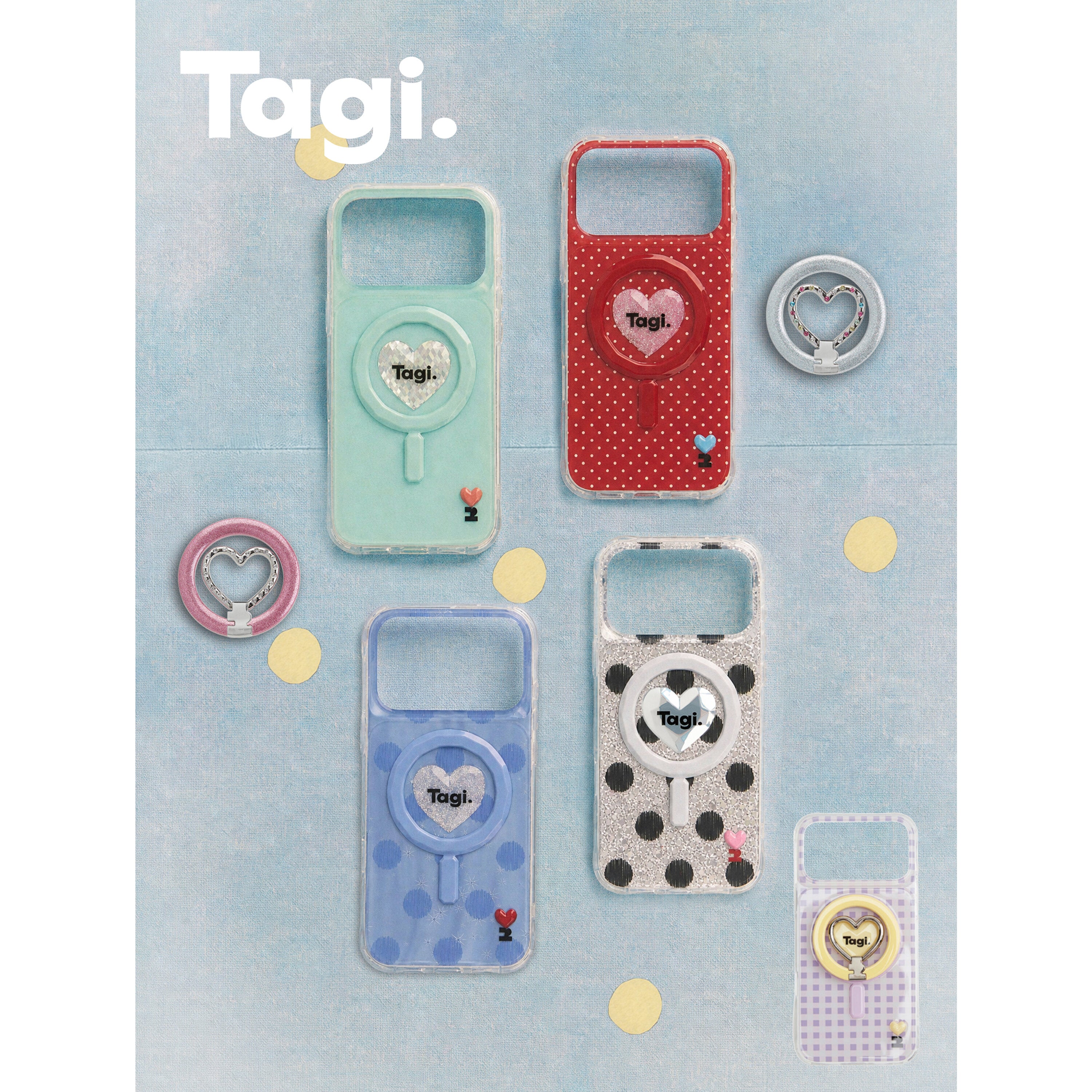 Tagi. Put-Put Happy Magnetic Phone Case and Magnetic Phone Grip iPhone 17/18 Pro Max
