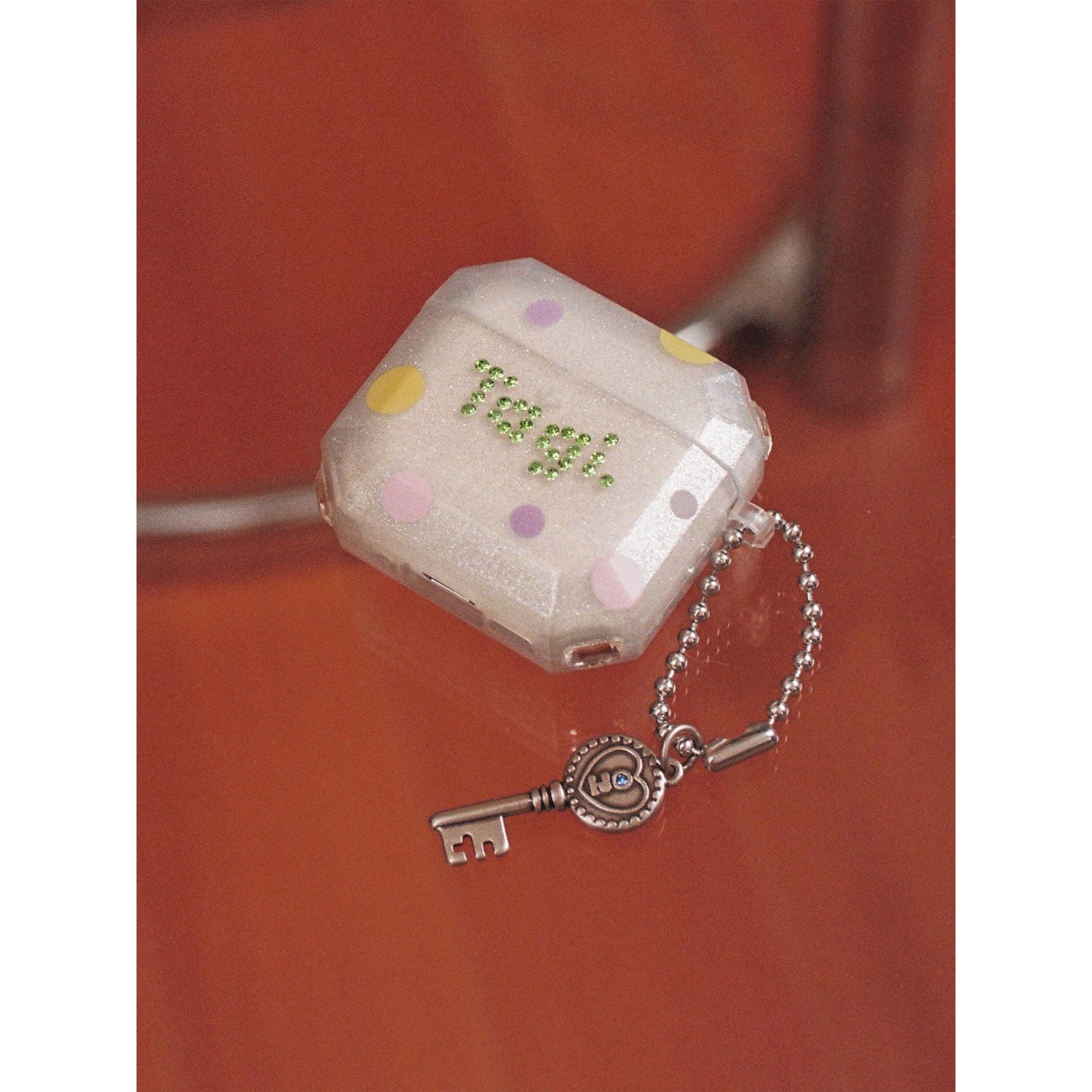 Tagi. Inspire Picnic Shining Rhinestone Earbuds Case