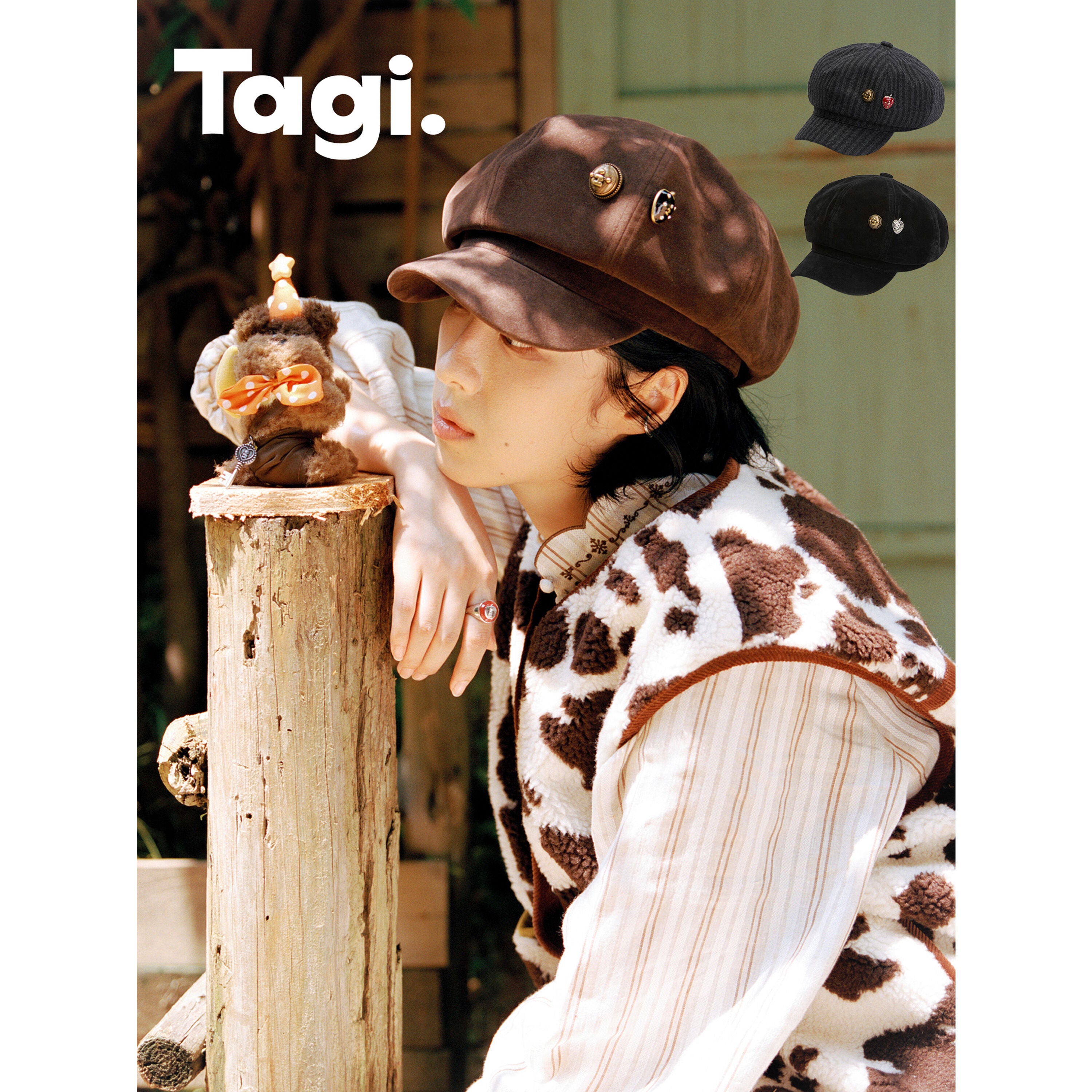 Tagi. Emblem Octagonal Beret