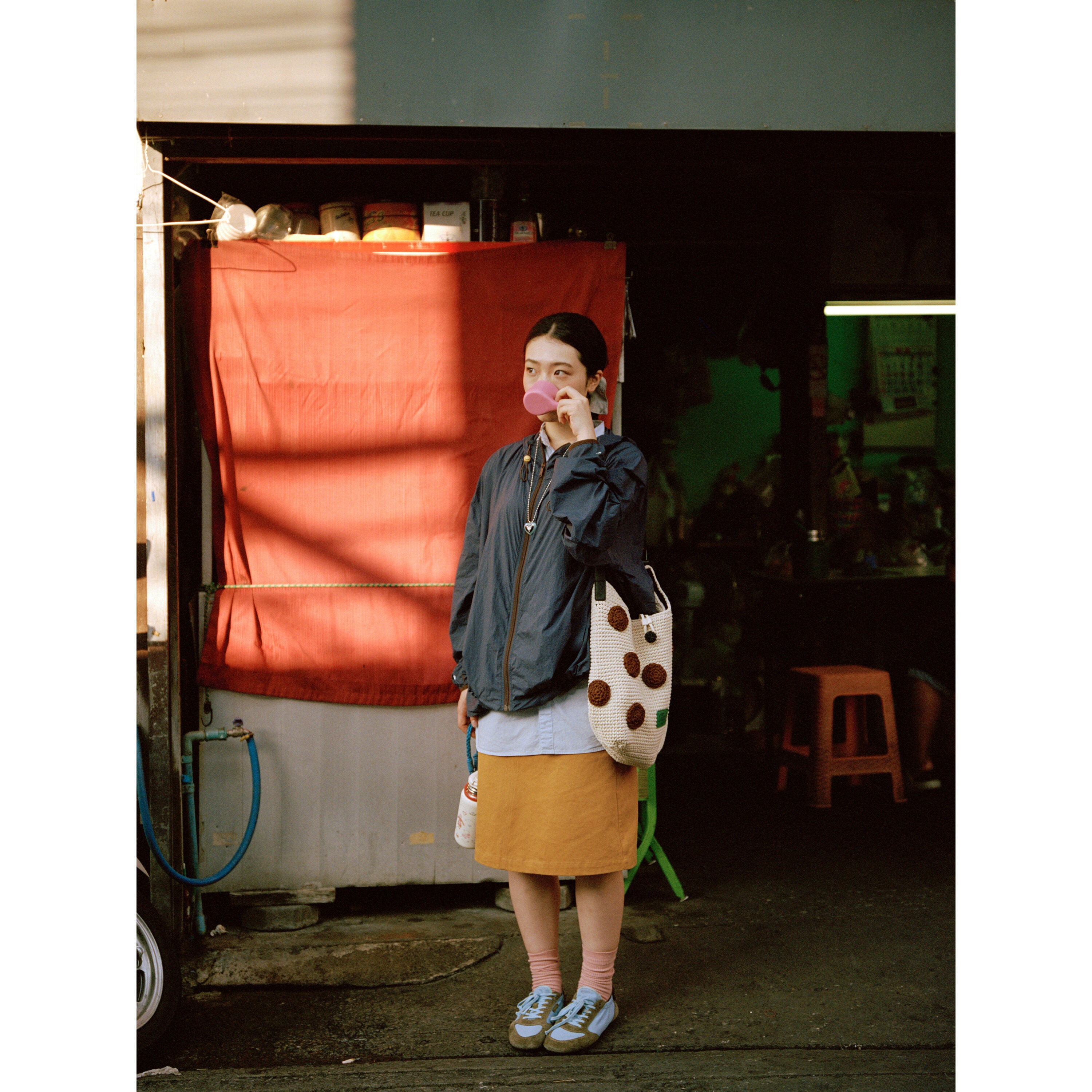 Tagi. Inspire Picnic Flower Bud Pleats Sun Protection Jacket