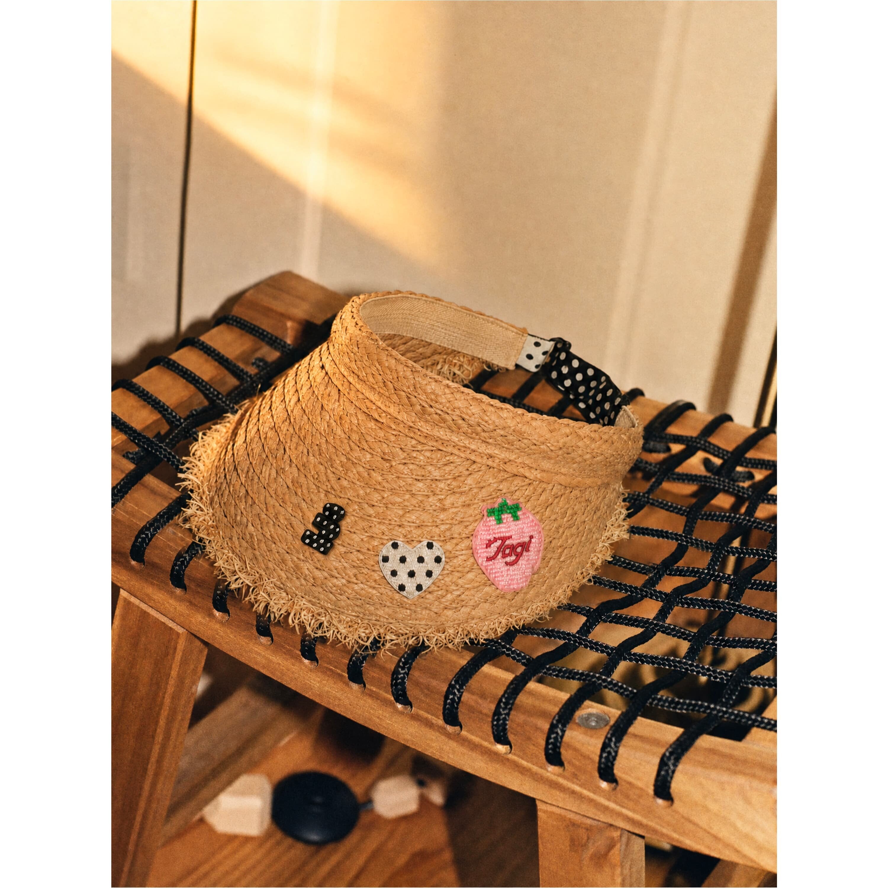 Tagi. Inspire Picnic Visor Straw Hat