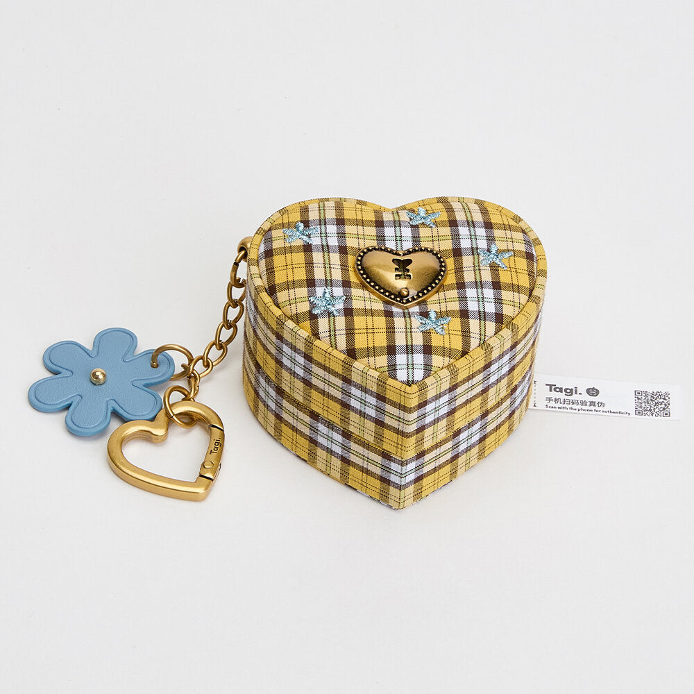 Tagi. Put-Put Heart Jewelry Box and Ring Storage Box Charm