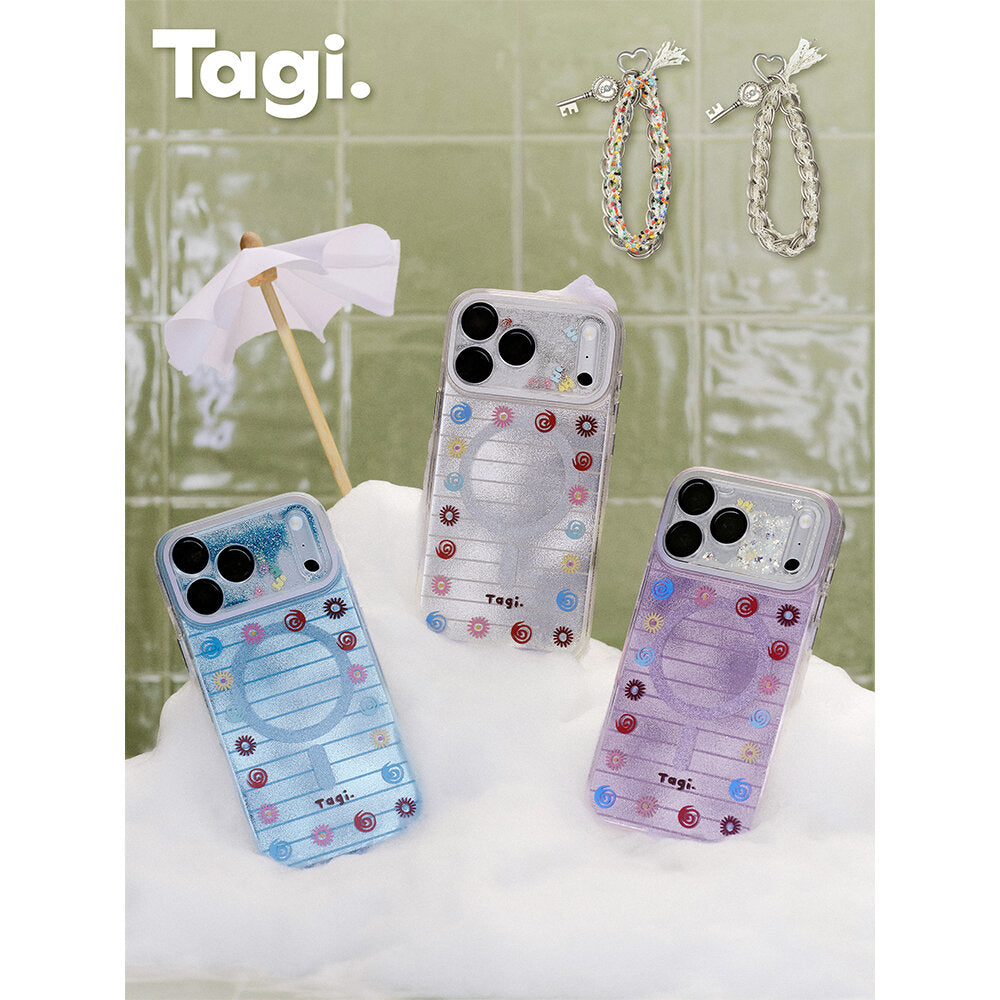Tagi. Shining Garden Magnetic Phone Case / Lens Film / Phone Charm