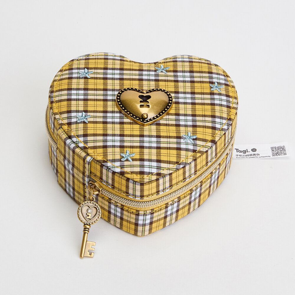 Tagi. Put-Put Heart Jewelry Box and Ring Storage Box Charm