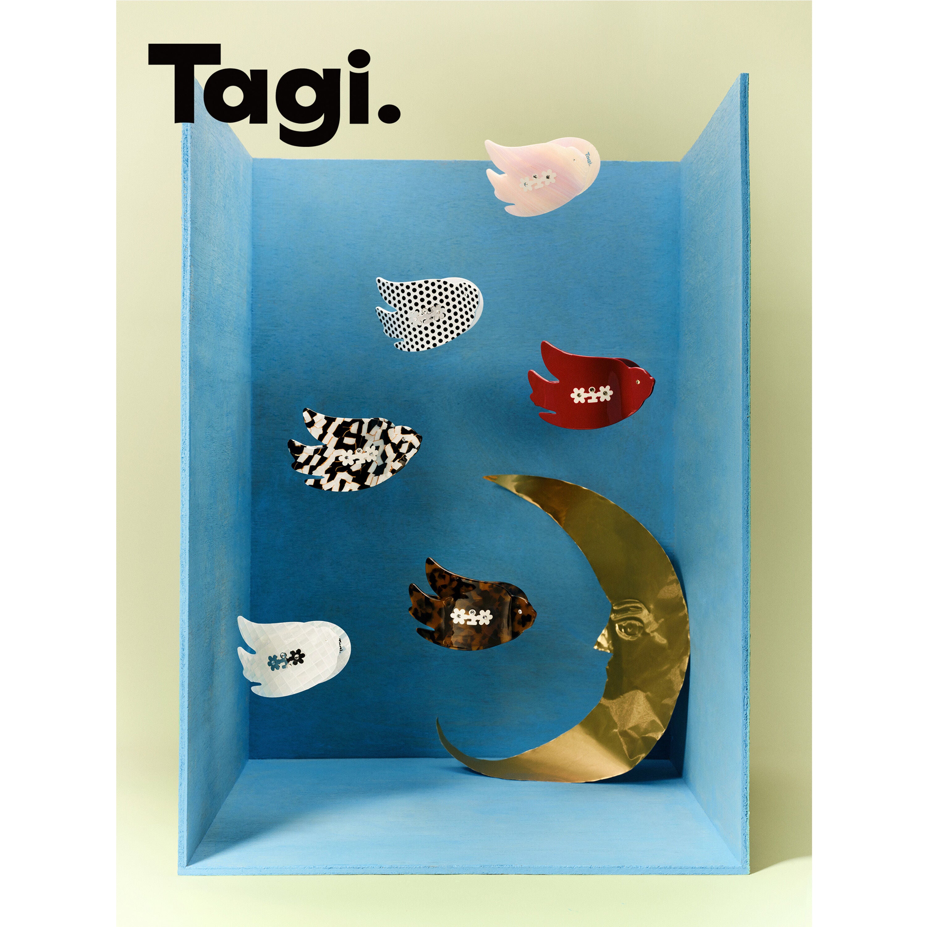 Tagi. Little Bird Abalone Hair Claw