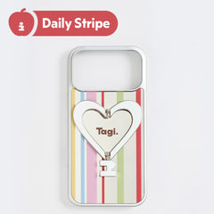 Tagi. Make You Happy Phone Case with Metal Heart Bracket