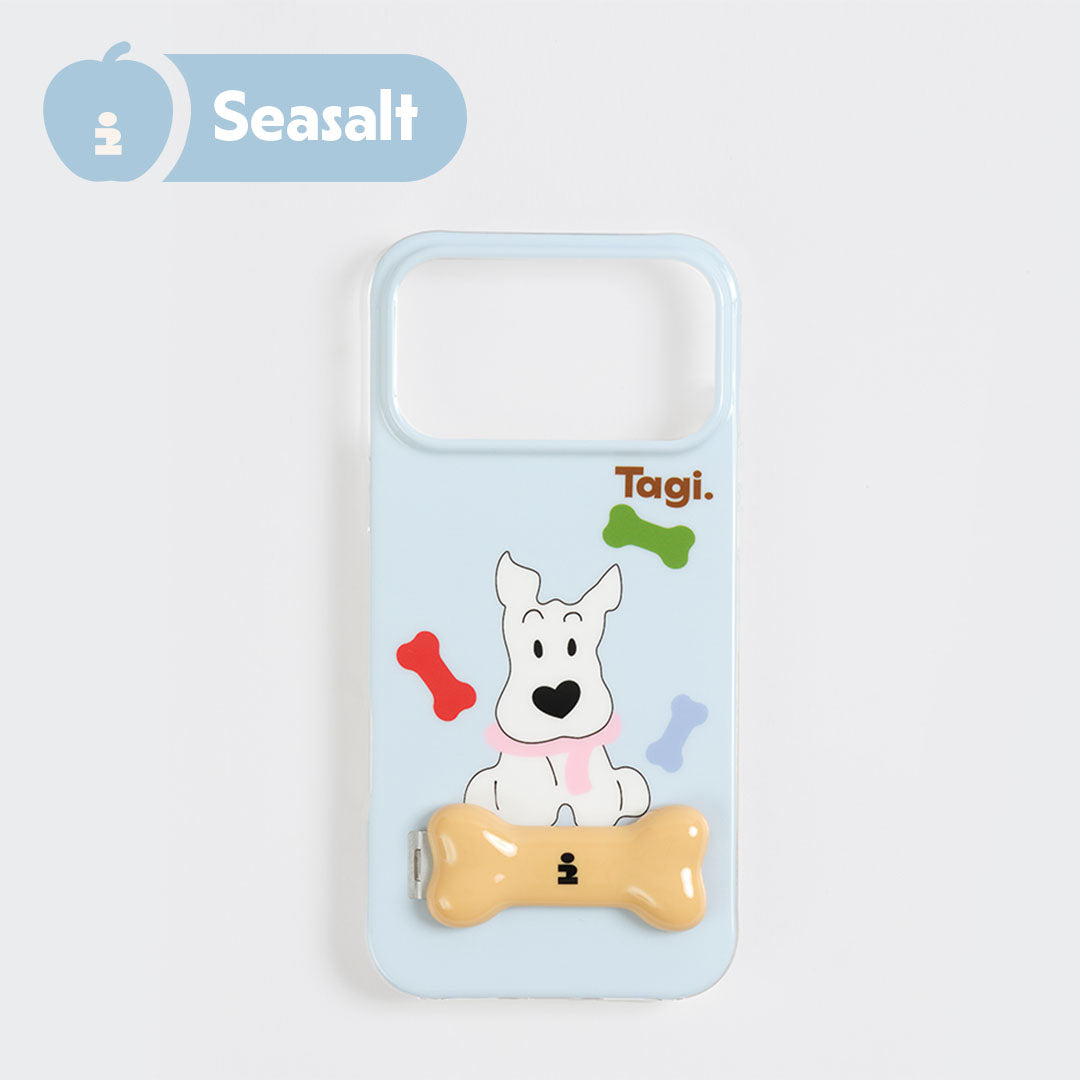 Tagi. Haha Little tail metal bracket phone case